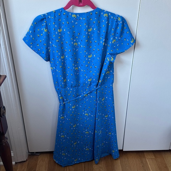 Ann Taylor Wrap Midi Dress Size 0 - Picture 5 of 5